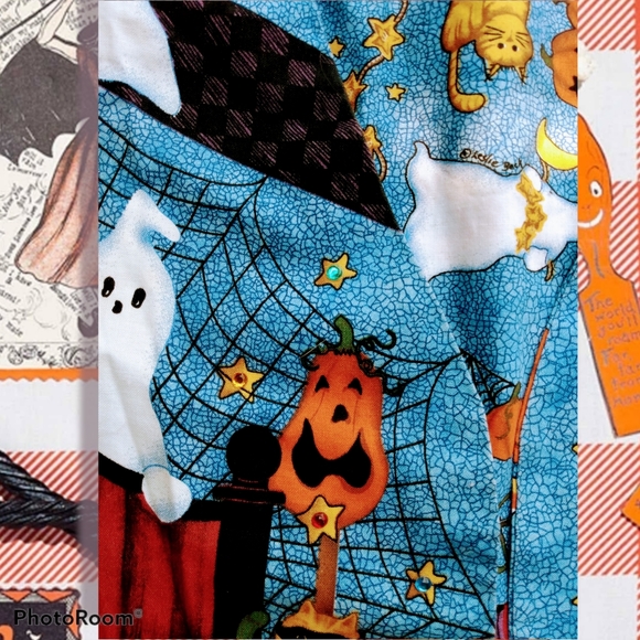 Vtg 90s Halloween vest reversible - Picture 11 of 16